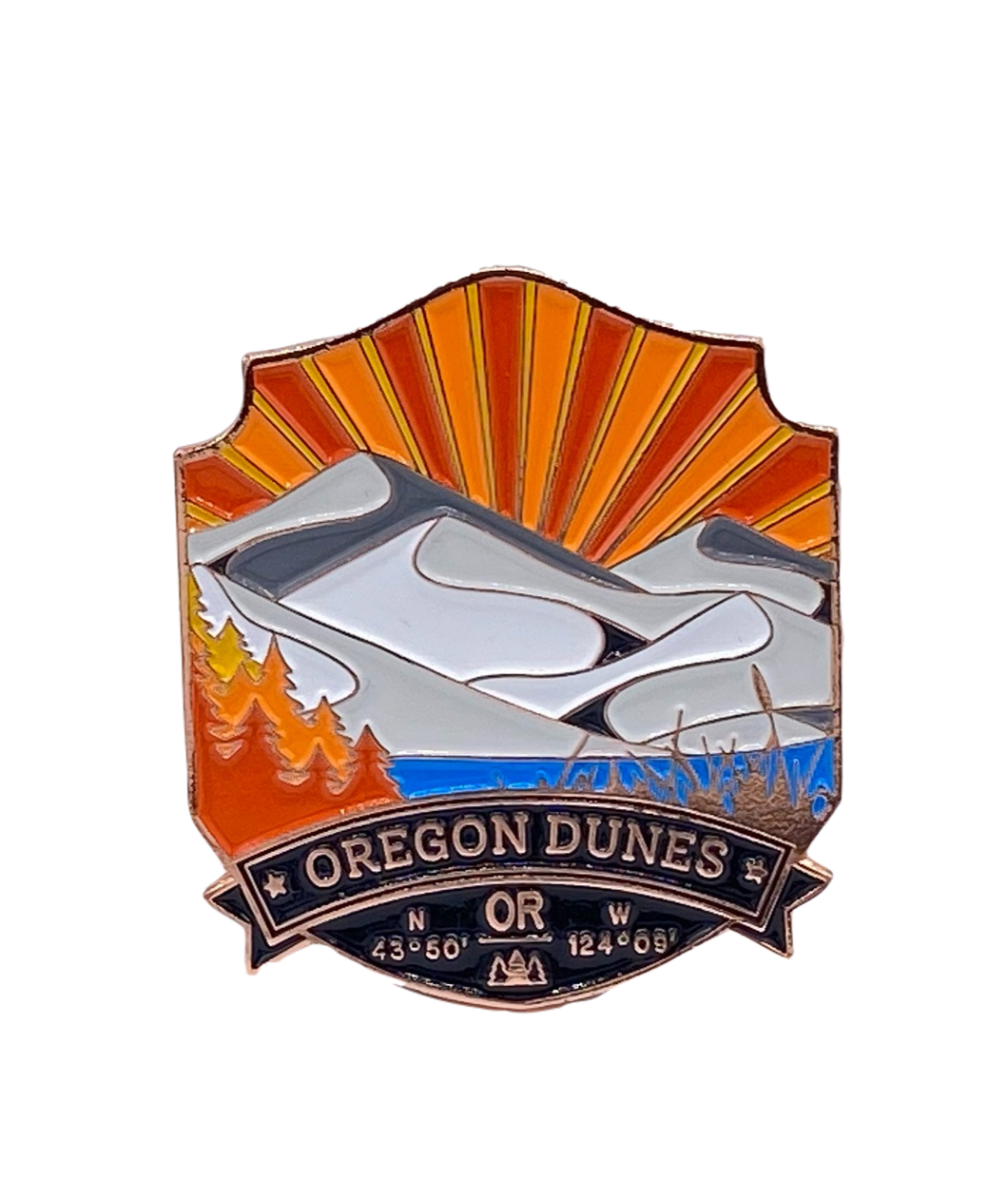 Oregon Dunes - Enamel Pin