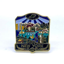 Load image into Gallery viewer, State of New York - Enamel Magnet
