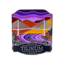 Load image into Gallery viewer, Tilikum Bridge - Enamel Pin
