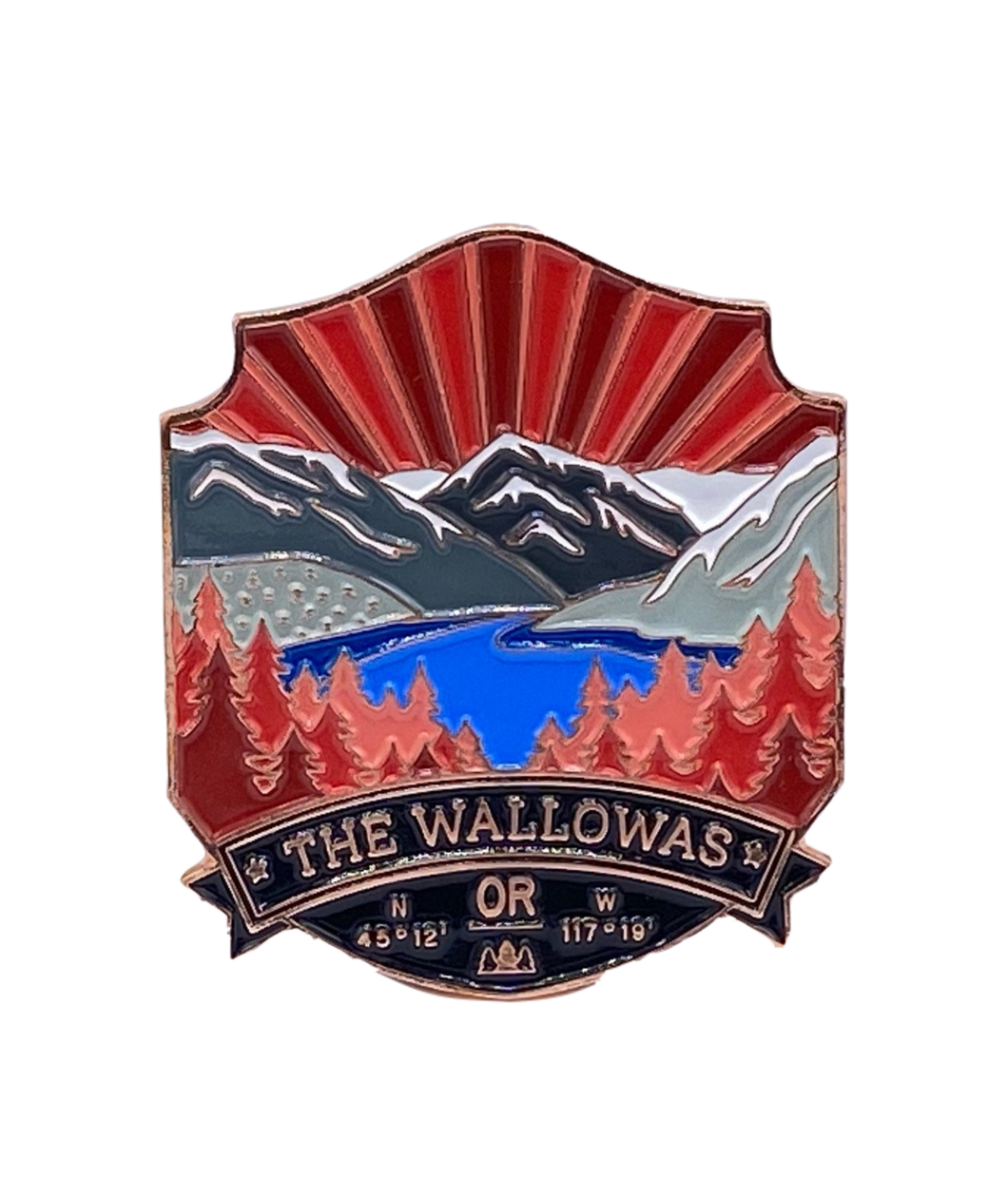 The Wallowas - Enamel Pin